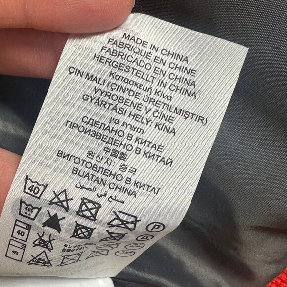 G-Star Whistler Puffer Vest Red Size XS Full Zipper Fur Trim Removable Hood Coat - Picture 12 of 15